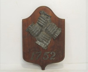 lot 147 image: Old Vintage Cast Lead Philadelphia Contributionship Fire Mark