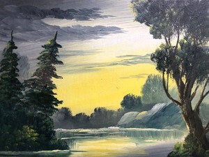 lot 194 image: 3 Vintage Signed Oil Paintings by Canadian Artist John Smallwood