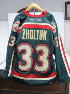 lot 168 image: Quality KOHO Sergei Zholtok Minnesota Wild Jersey - Size Large