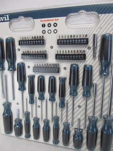 lot 232 image: Brand New ANVIL 71-Piece Screwdriver Set
