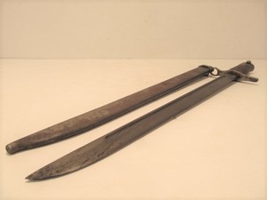 lot 238 image: Signed Vintage Japanese Military Bayonet w Scabbard