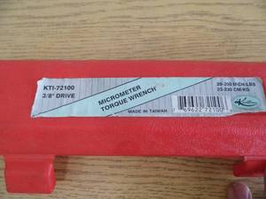 lot 4 image: Torque Wrenches