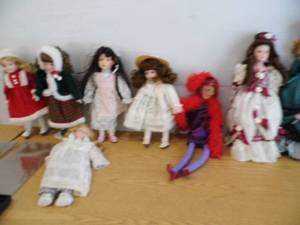 lot 45 image: Porcelain Dolls