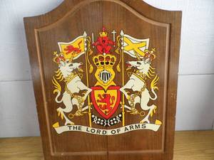 lot 76 image: Dart Board in Case