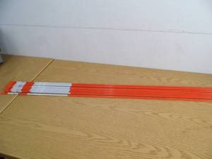 lot 81 image: Lot of 10 Orange Driveway Markers