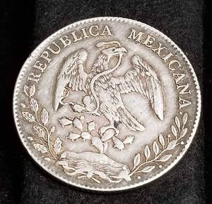 lot 05 image: 1896 MEXICO FIRST REPUBLIC SILVER 8 REALES