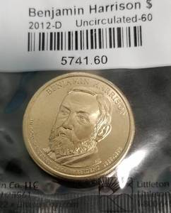 lot 17 image: GROUP OF 5 US DOLLARS AS PICTURED