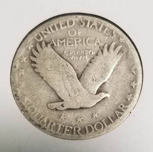 lot 27 image: 1929 STANDING LIBERTY QUARTER