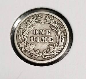 lot 30 image: 1914 BARBER DIME FULL LIBERTY