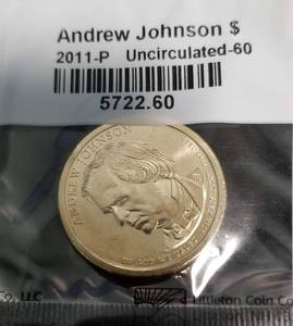 lot 49 image: GROUP OF 5 US DOLLARS AS PICTURED