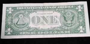 lot 22-A image: 1957 US BLUE SEAL $1 SILVER CERTIFICATE FEDERAL RESERVE NOTE
