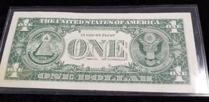 lot 11-A image: 1957-B US $1 BLUE SEAL SILVER CERTIFICATE IN HIGH GRADE