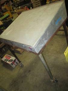 Metal drafting table 46 x 36 work ...