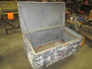 Galvanized gang box on wheels...