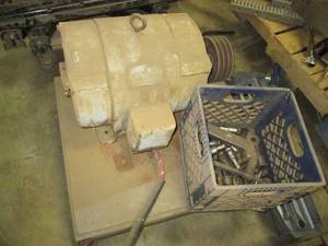 Motor, flatbed cart, assorted hardw...