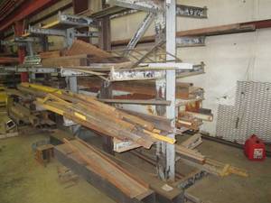 Large lot of assorted steel, all co...