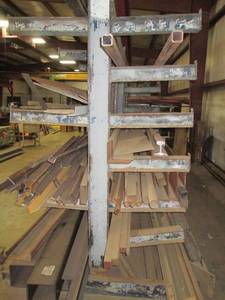 Steel cantilever rack.  Rack ONLY c...