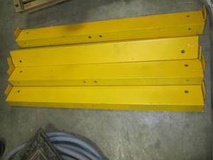 4 Yellow angle irons.  5 x 3 x 51 i...