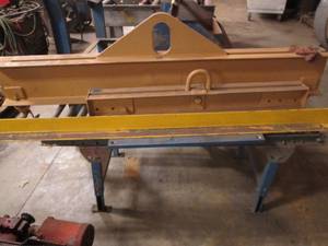 Roller track and spreader beams...