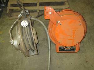 Pair of hose reels...