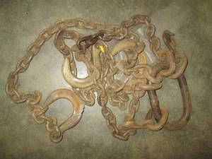 Clevis with 3 legs, chain...