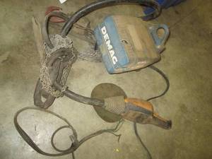 Demag hoist with pendant...