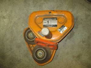 Harrington 1 ton trolley...