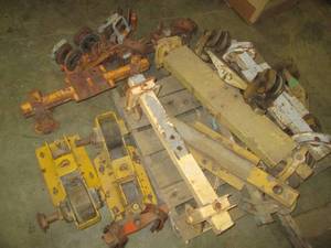 Pallet of small end trucks...