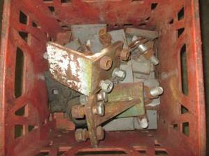 Assorted steel brackets...