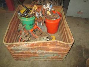 Assorted Trolleys, steel, end truck...