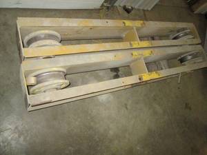 2 Yellow end tracks, 5 ton...