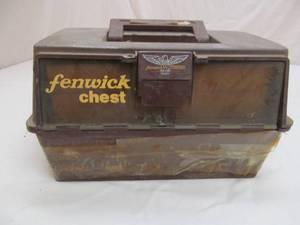 lot 14 image: Fenwick tackle box, tackle