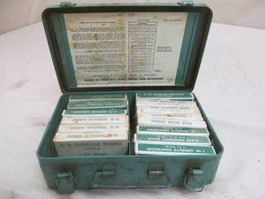 lot 41 image: vintage first aid kit