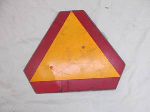 lot 46 image: slow moving sign