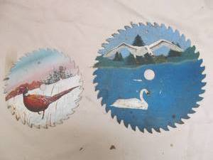 lot 88 image: saw blade art
