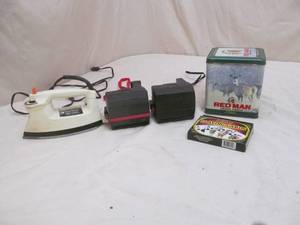 lot 106 image: cameras, black and decker iron