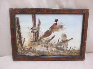 lot 115 image: vintage pheasant picture