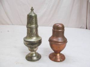 lot 184 image: copper shaker