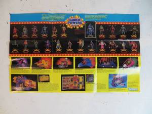 lot 5 image: VINTAGE 1984 Super Powers Collection Poster