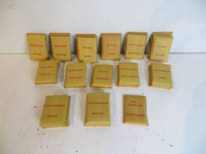 lot 23 image: Collection of Pro Football APBA Cards