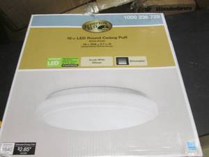 lot 10 image: Hampton Bay 16 in. Bright White Rou...