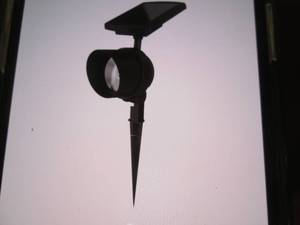 lot 44 image: Solar Bronze Outdoor Integrated LED...