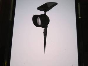 lot 45 image: Solar Bronze Outdoor Integrated LED...