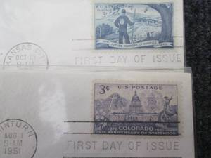 lot 411 image: 2 First Day of Issue Collectable St...