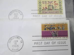 lot 439 image: 2 First Day of Issue Collectable St...