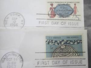 lot 444 image: 2 First Day of Issue Collectable St...