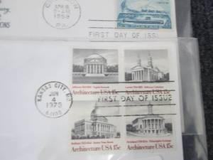 lot 456 image: 2 First Day of Issue Collectable St...