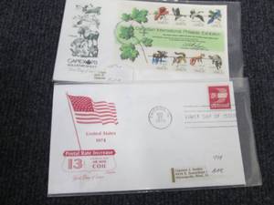 lot 467 image: 2 First Day of Issue Collectable St...