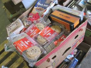 lot 483 image: Box of Assorted Snacks & Misc...