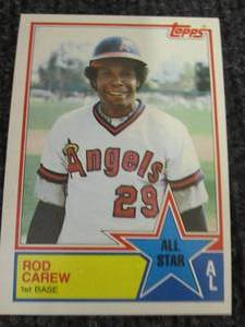 lot 103 image: Rod Carew Cards...